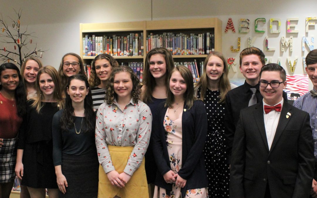 WCS inducts 13 into National Honor Society