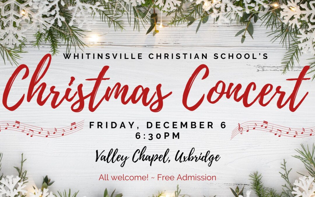 Annual WCS Christmas Concert Dec. 6