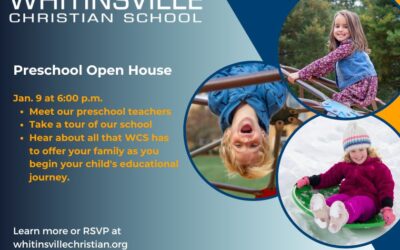 WCS Preschool Open House Jan 9